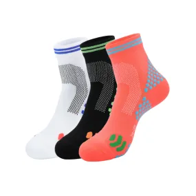 3 Pack Short Compression Running Socks for Women