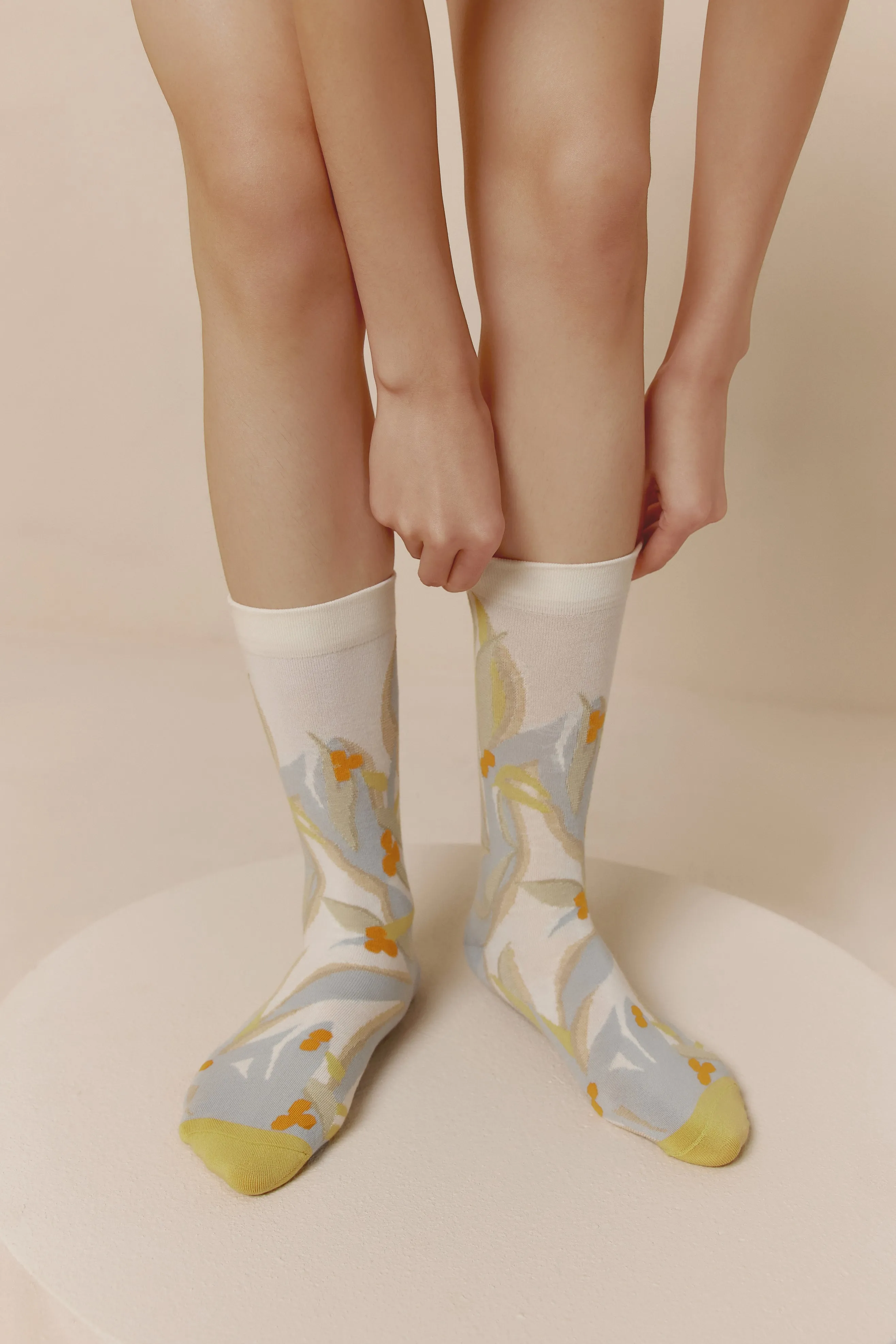 Abstract Pattern Cotton Socks