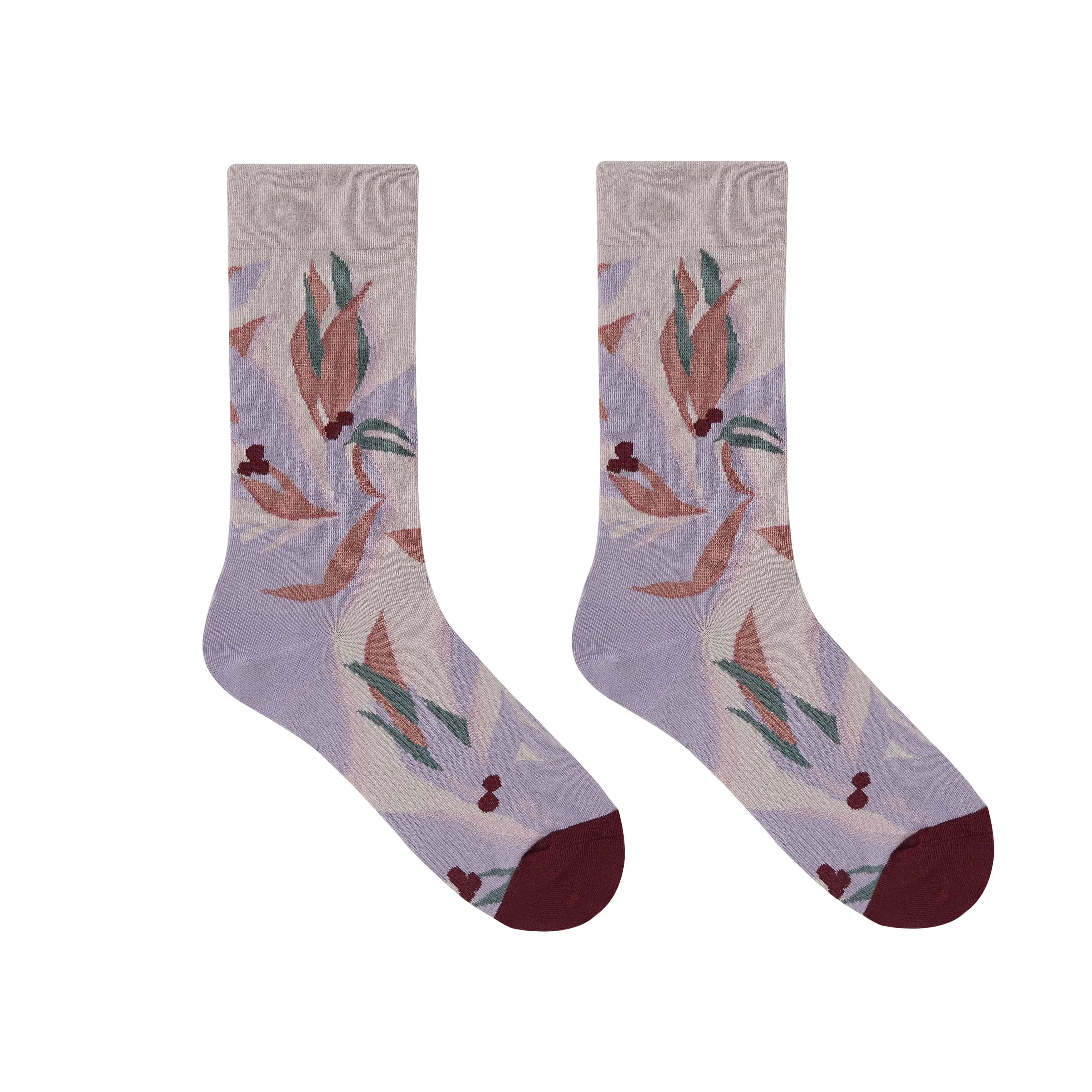 Abstract Pattern Cotton Socks