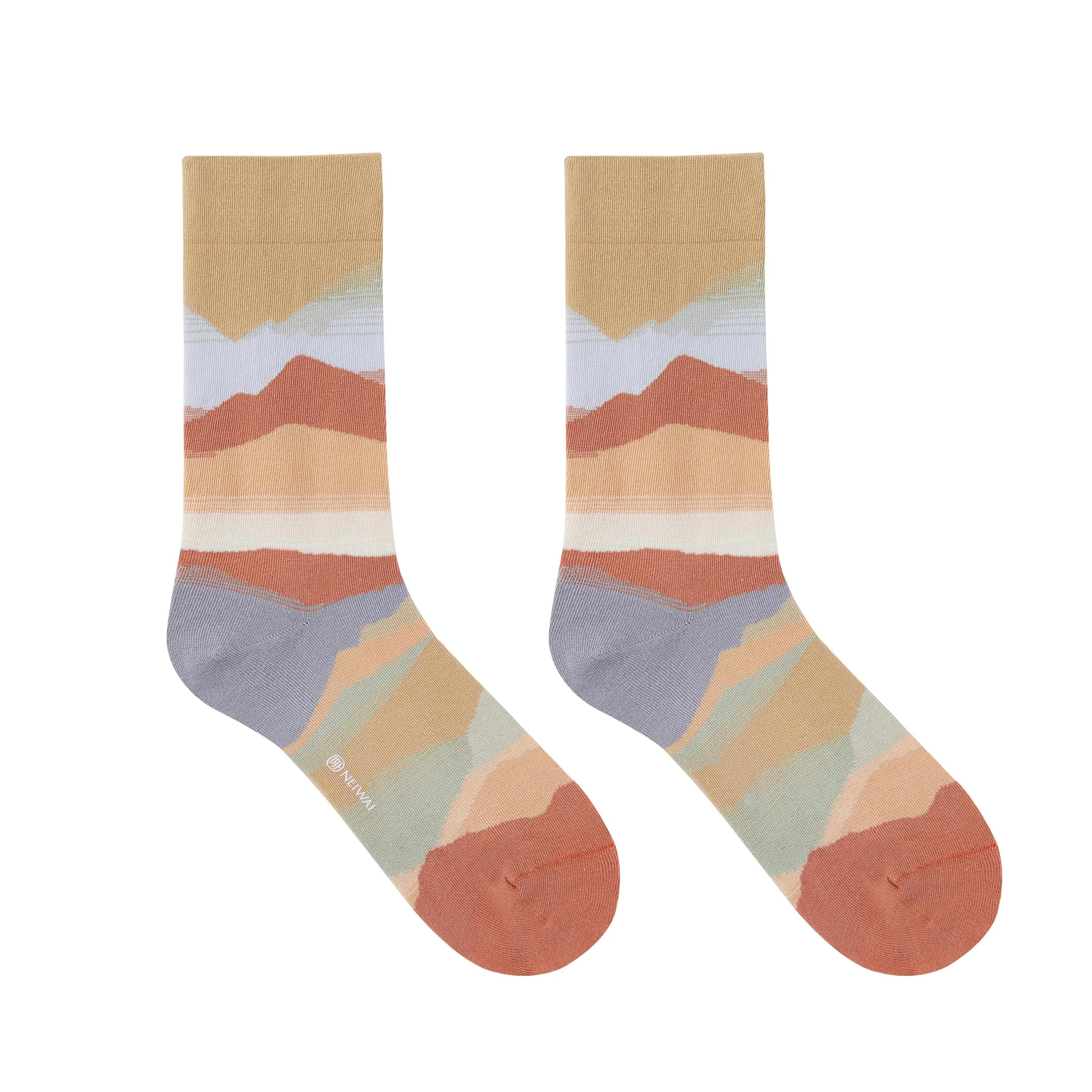 Abstract Pattern Cotton Socks