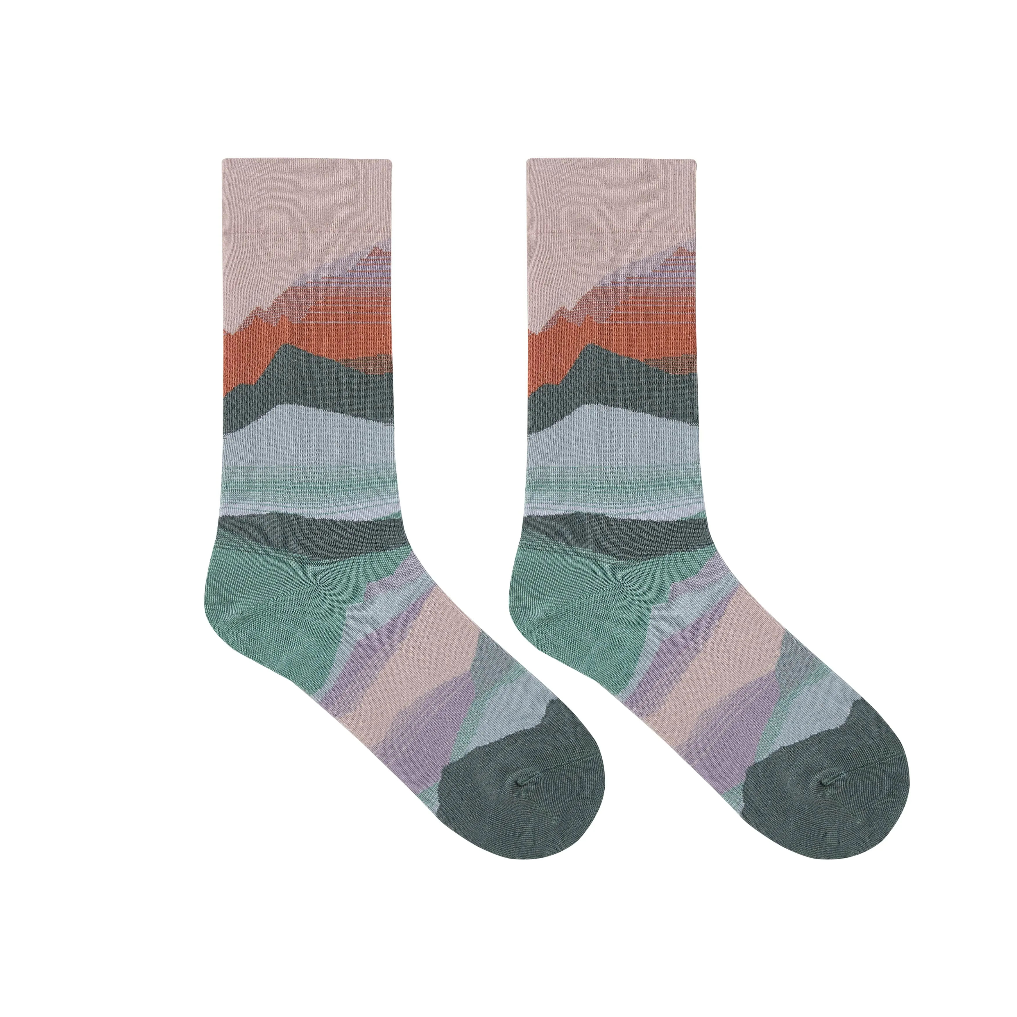 Abstract Pattern Cotton Socks