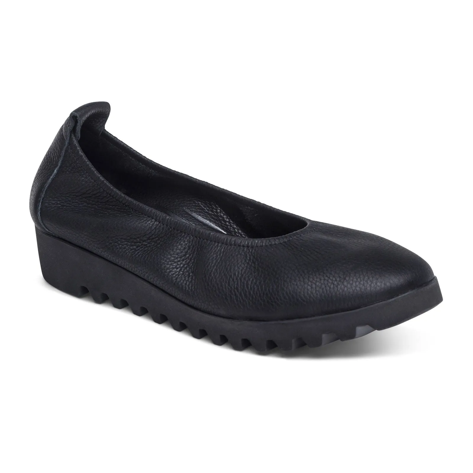 Aetrex Brianna Ballet Flat (Women) - Black