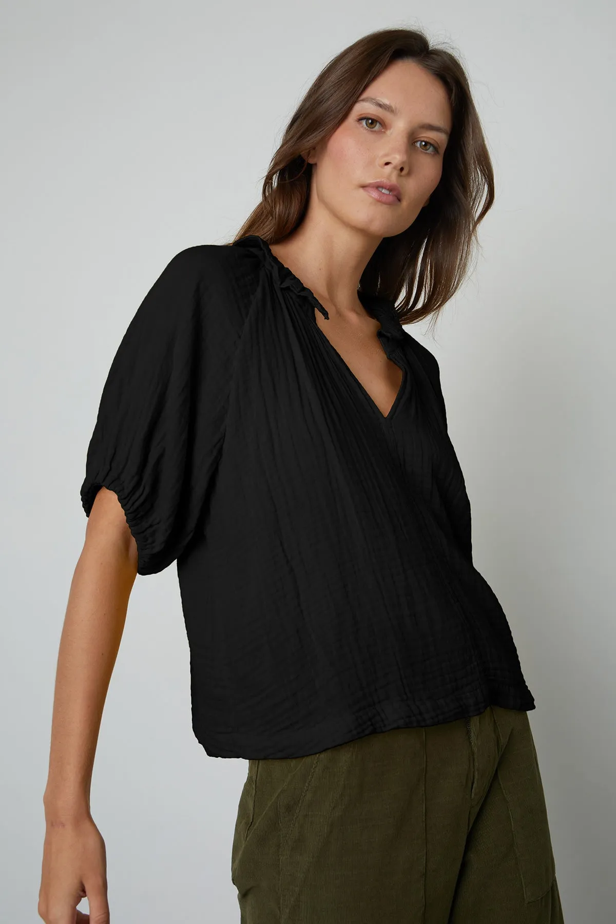 ANNETTE COTTON GAUZE TOP