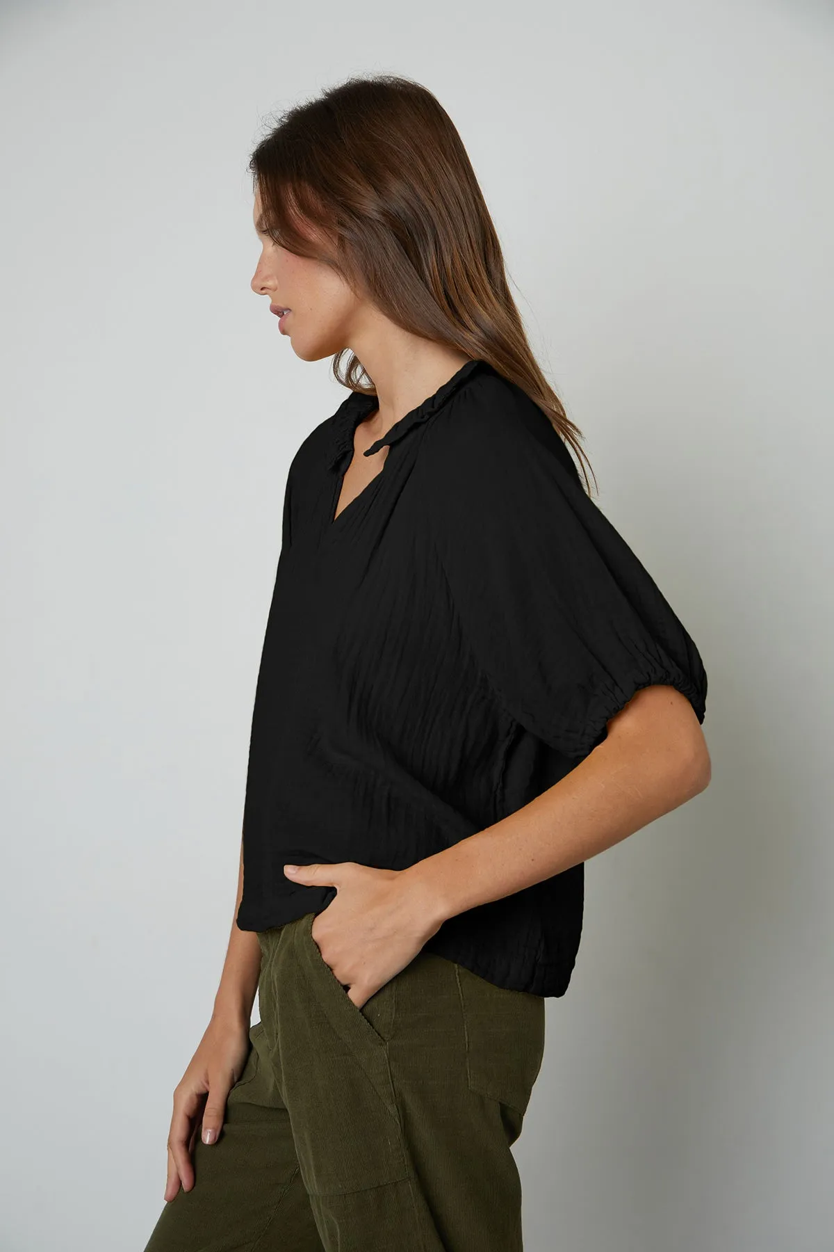 ANNETTE COTTON GAUZE TOP