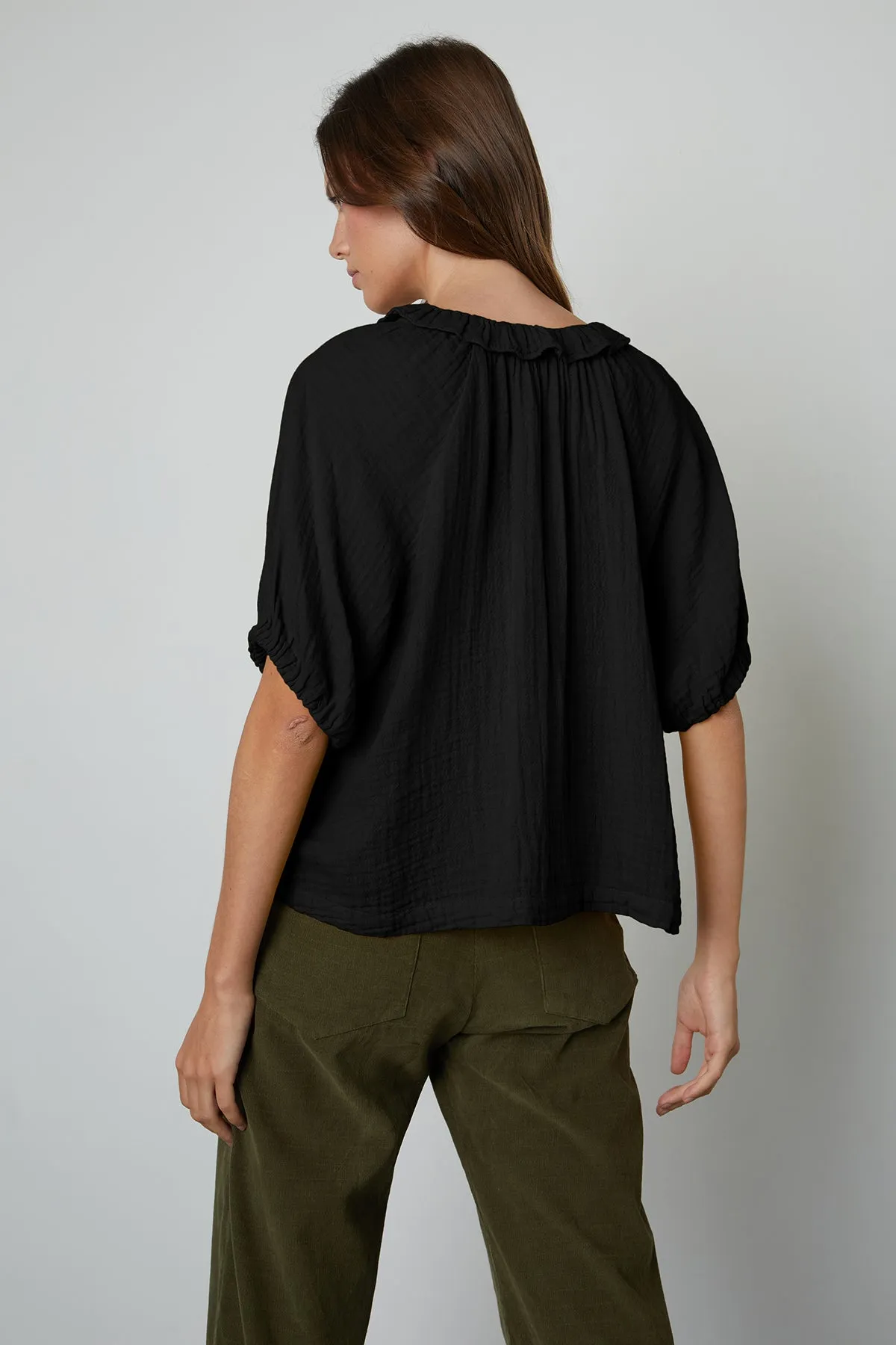 ANNETTE COTTON GAUZE TOP