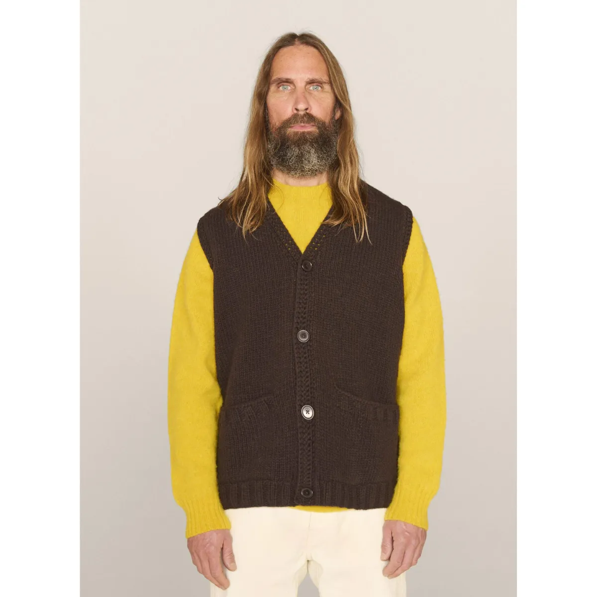 Appalacian Waistcoat Brown (men)