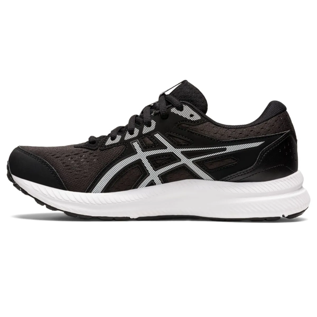 Asics Gel Contend 8 Women Black White    