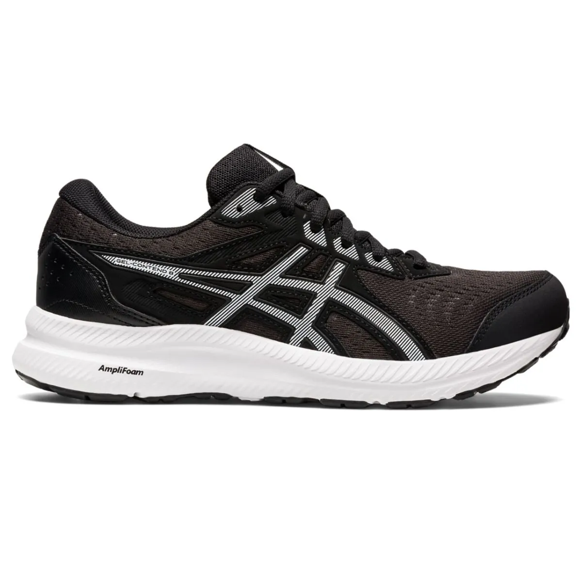 Asics Gel Contend 8 Women Black White    