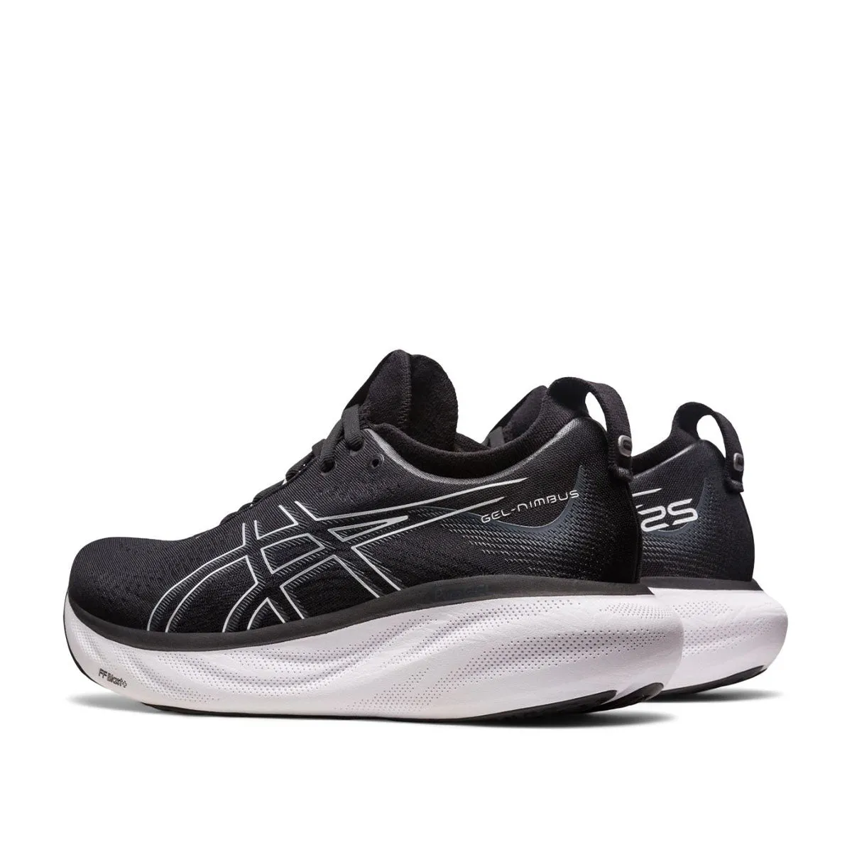 Asics Gel Nimbus 25 Women Black Silver    