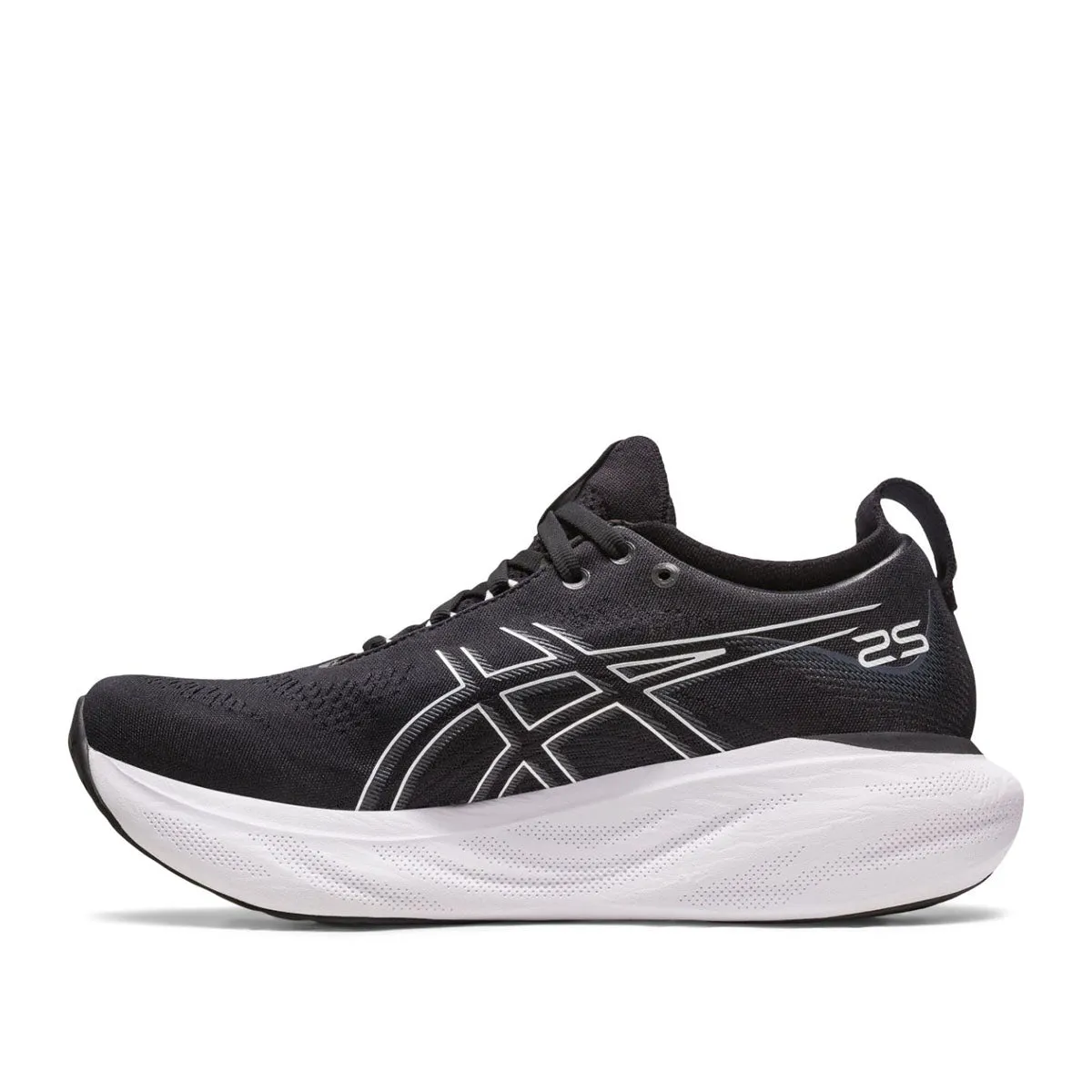 Asics Gel Nimbus 25 Women Black Silver    