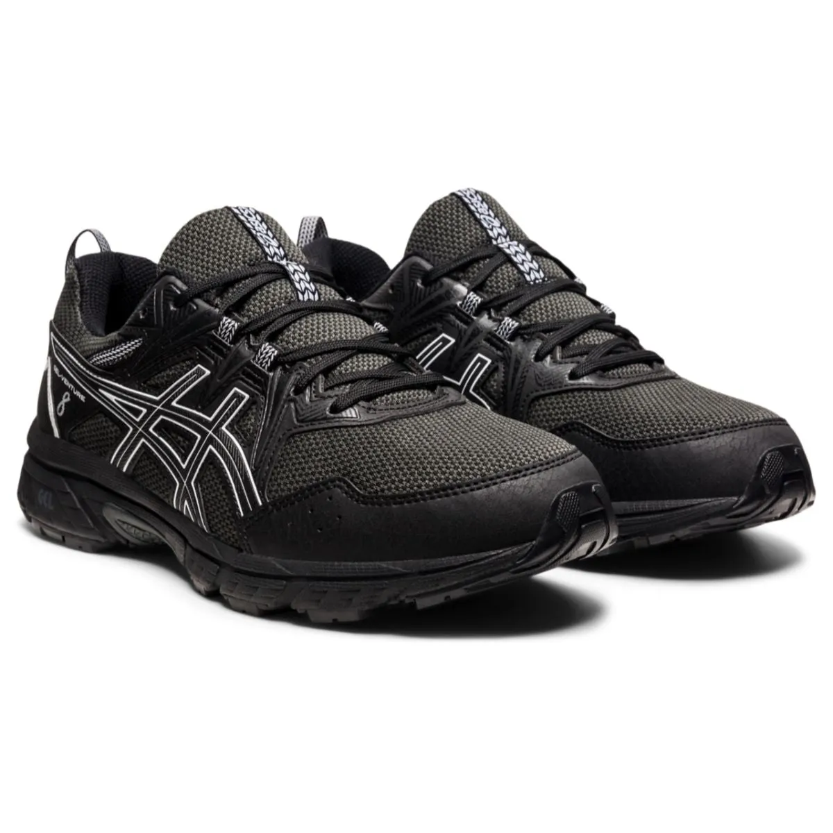 Asics Gel Venture 8 Men Black White    