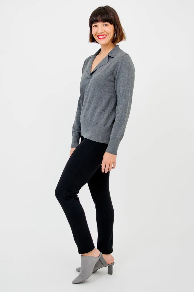 Astrid Sweater, Grey, Cotton