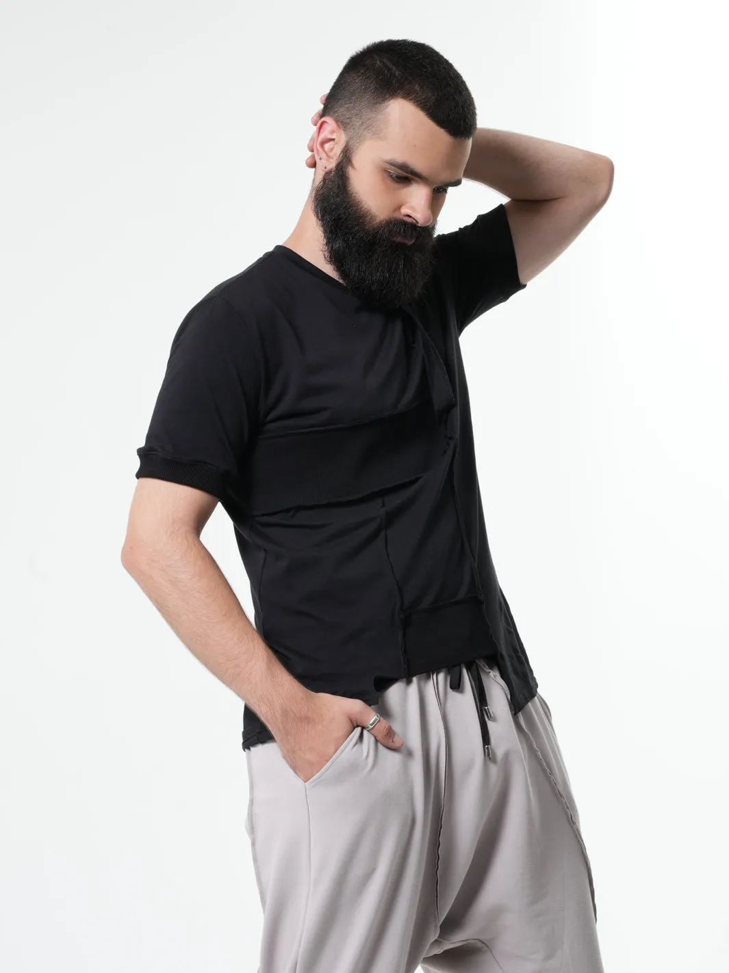 Asymmetric Tshirt for Men