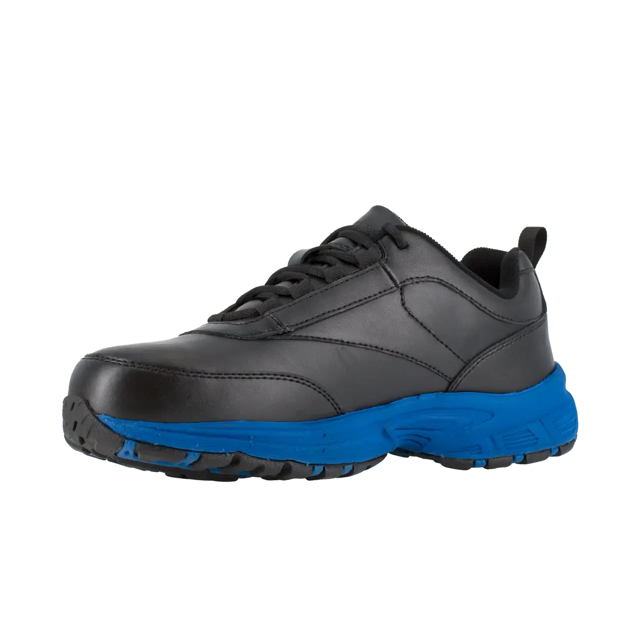 Ateron Steel-Toe Athletic Work Shoe Black/Blue