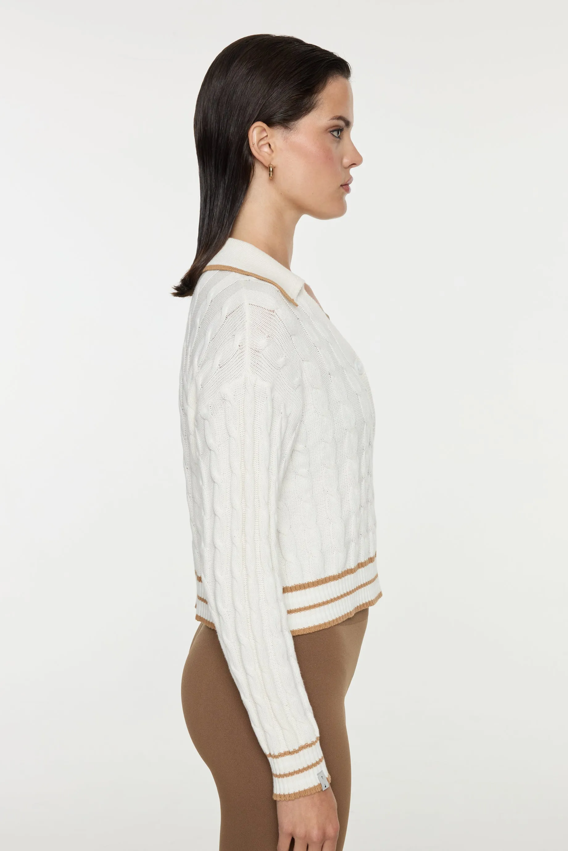 Athena Knit Top - Natural