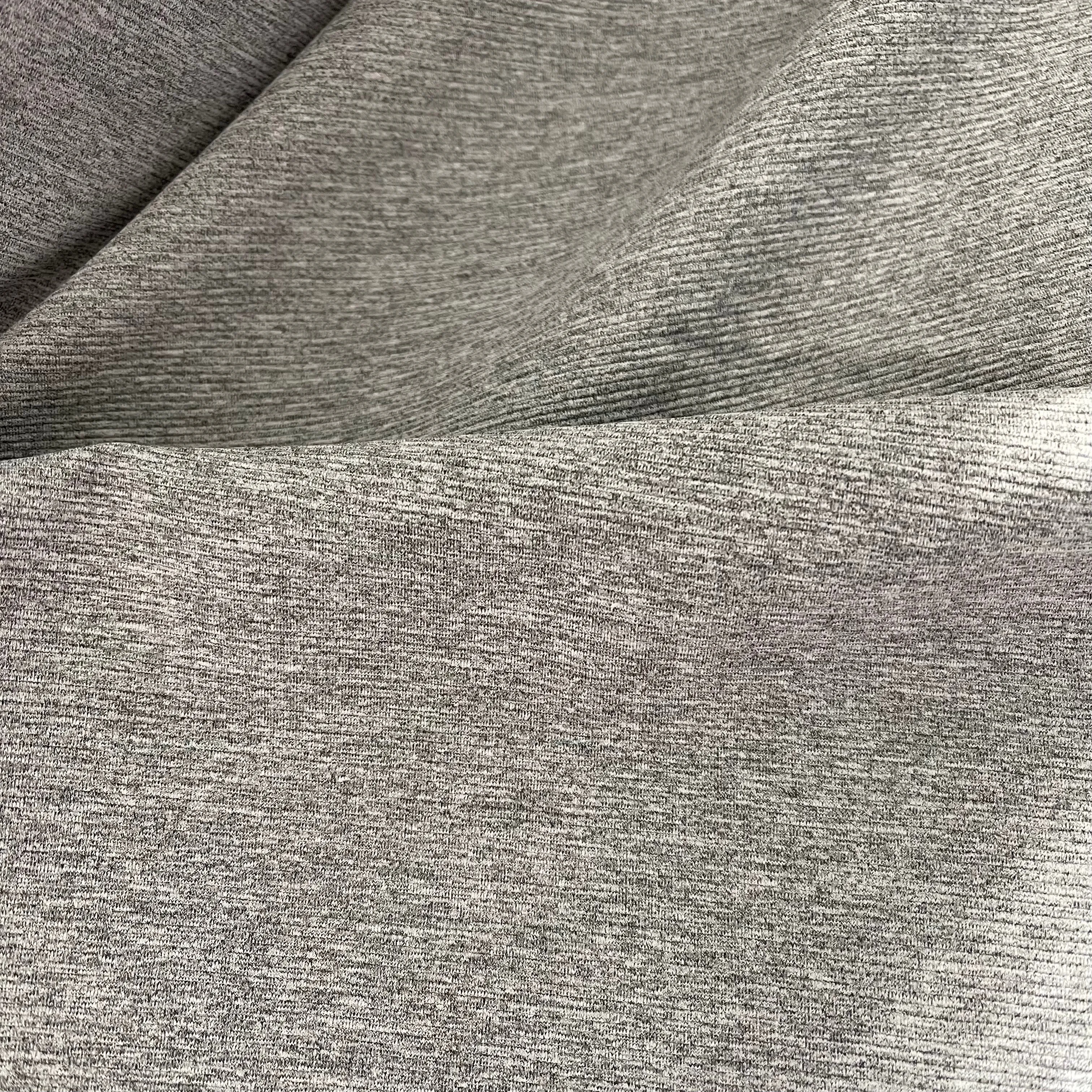 Athletic Rib Knit - Heather Grey