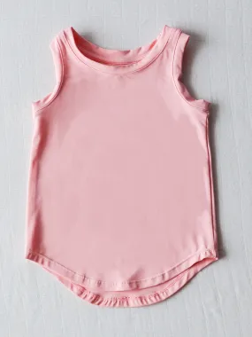 Athletic Tank Top - Ribbon Pink