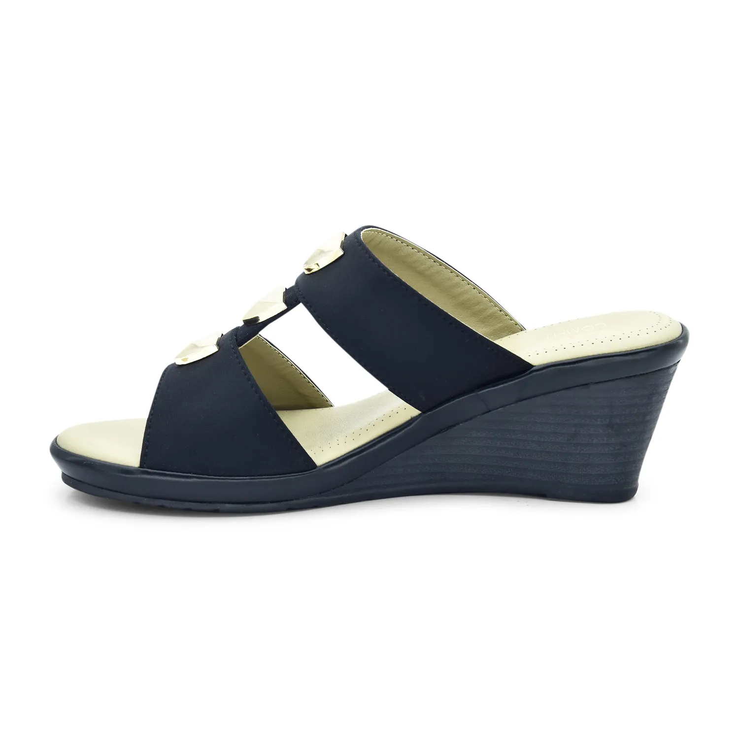 Bata Low-Heel Wedge Sandal for Women