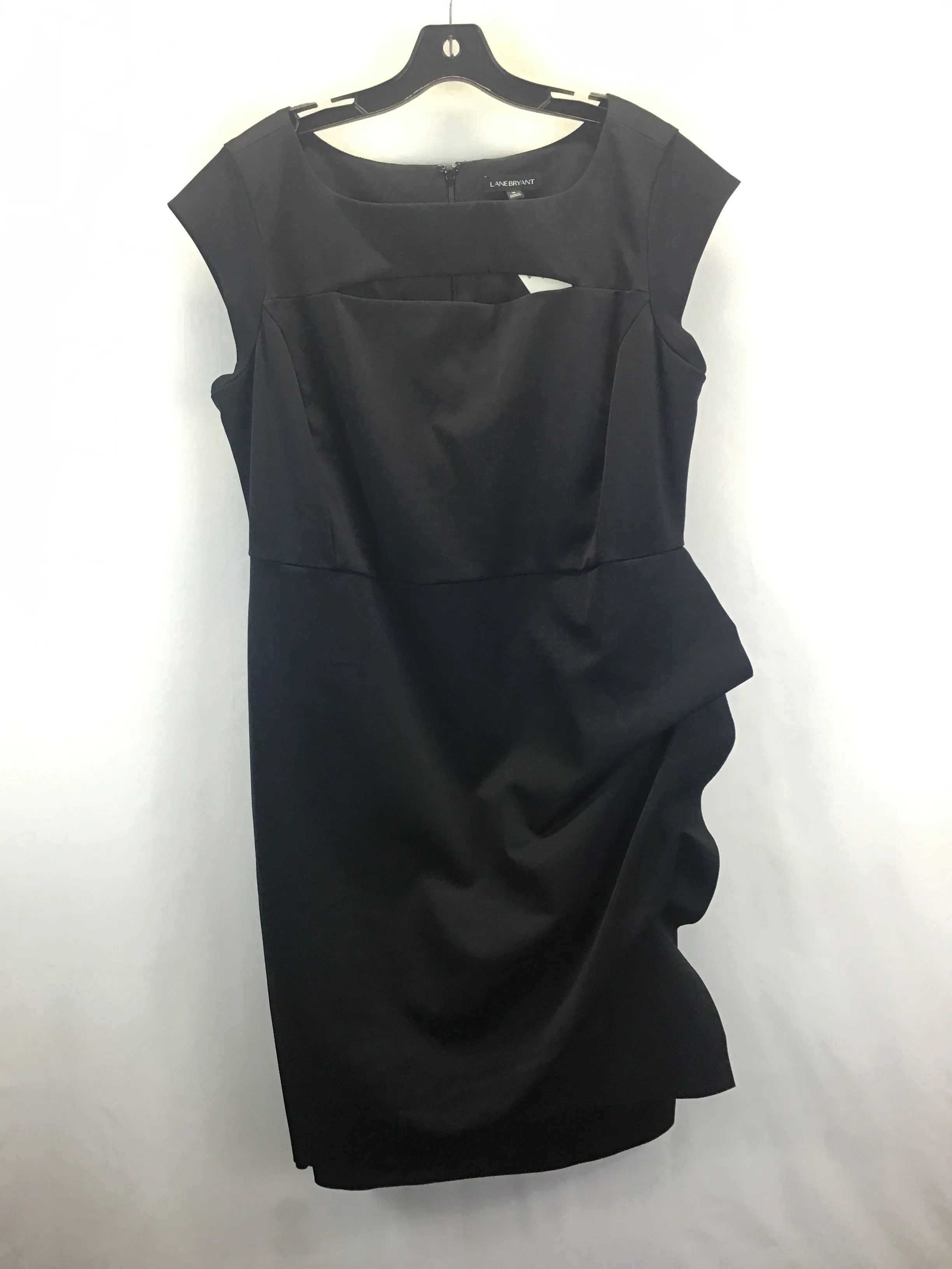 Black Dress Casual Midi Lane Bryant, Size 18