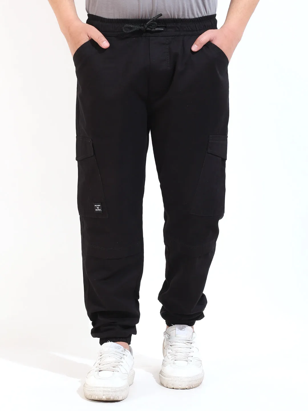 Black Peach Cotton Cargo