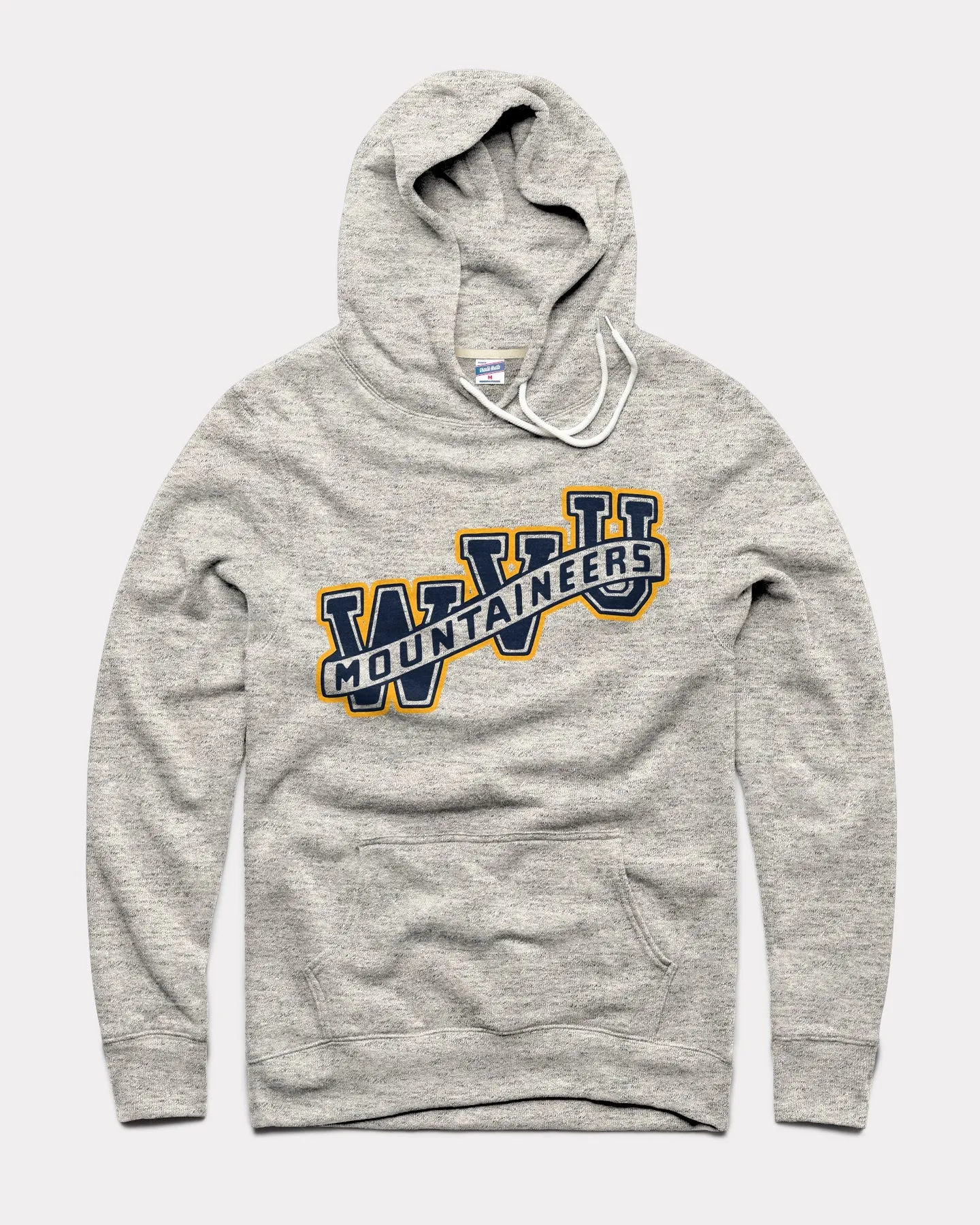 Block WVU Banner Athletic Grey Hoodie