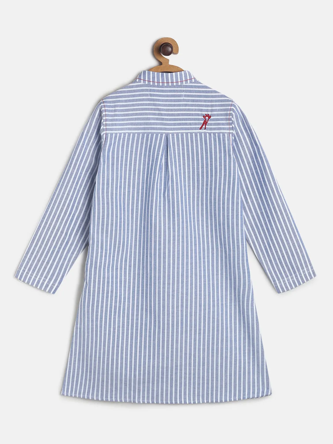 Boys Stripes Cotton Shirt