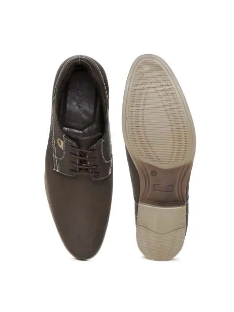 brown casual lace up