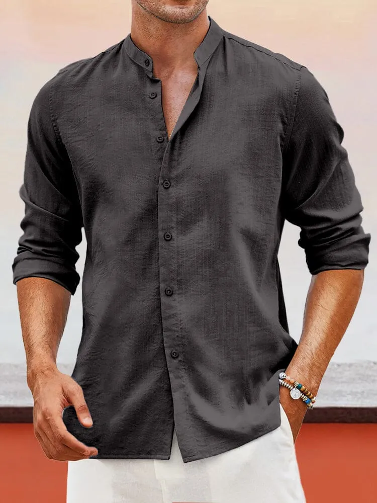 Casual Comfy Cotton Linen Shirt