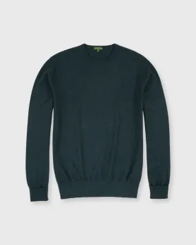 Casual Crewneck Sweater in Seamoss Cotton/Cashmere