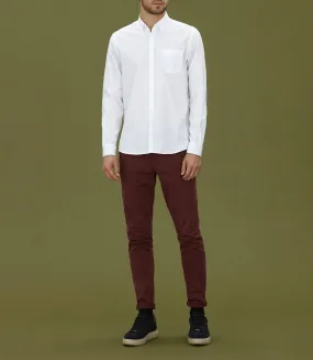 Chemise casual en coton blanc "Minas"