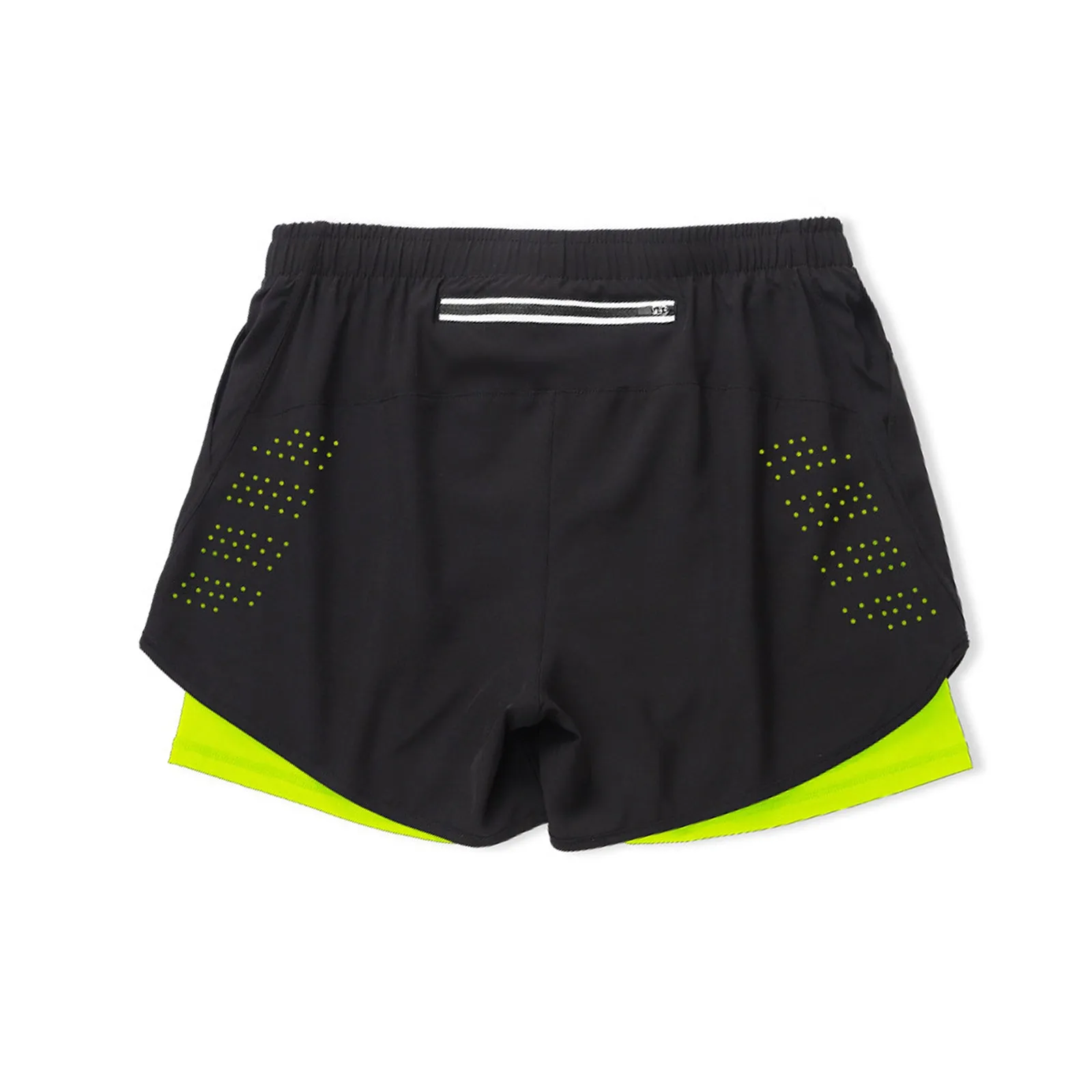 COLLISION COLOR REFLECTIVE STRIP 5'' INSEAM INSEAM RUNNING SHORTS