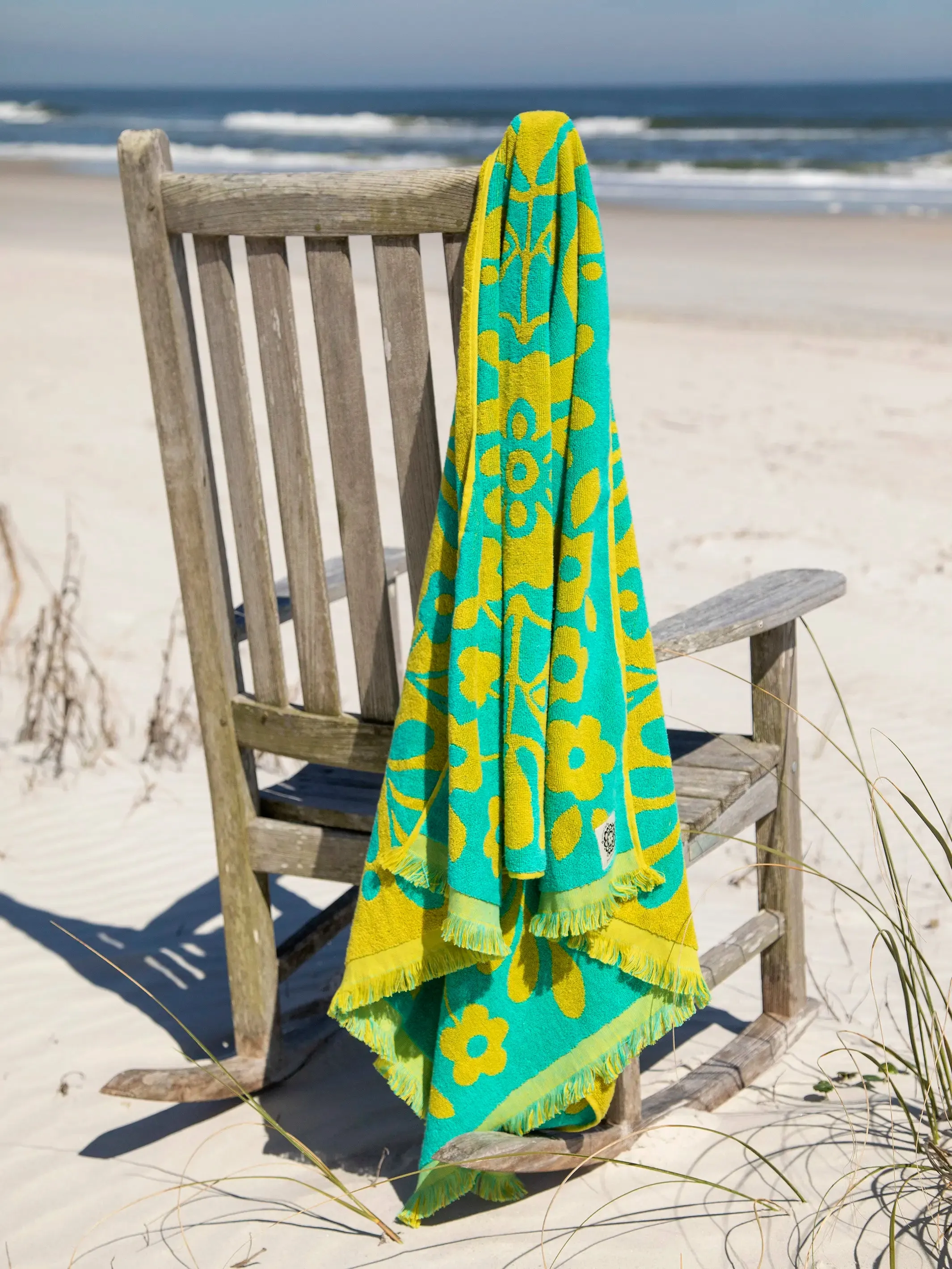 Cotton Bungalow Towel - Turquoise