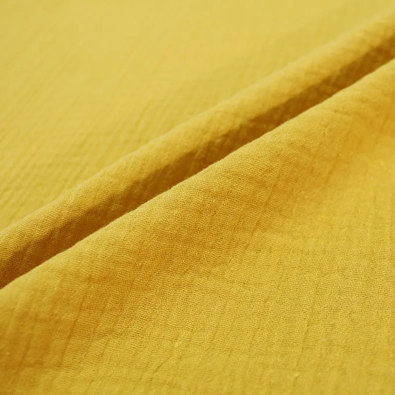 Cotton Double Gauze  - Mustard