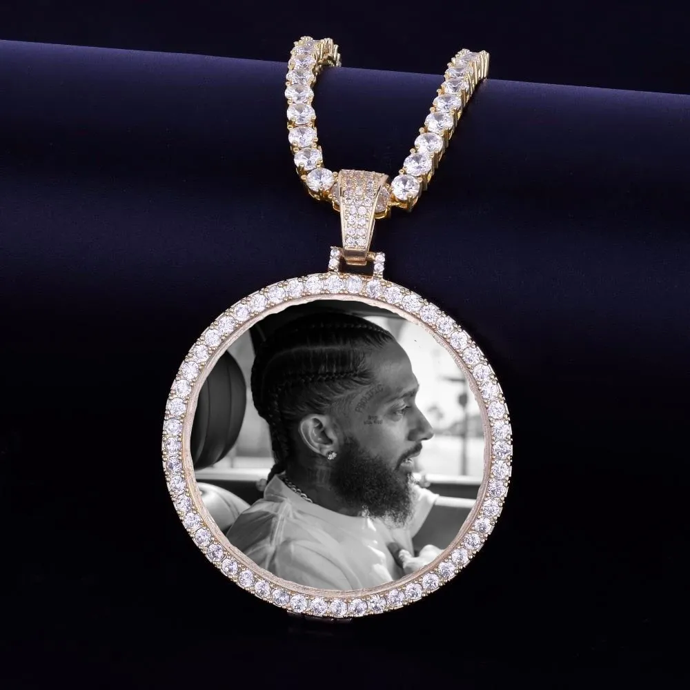 Custom Photo Pendent Necklace For Men