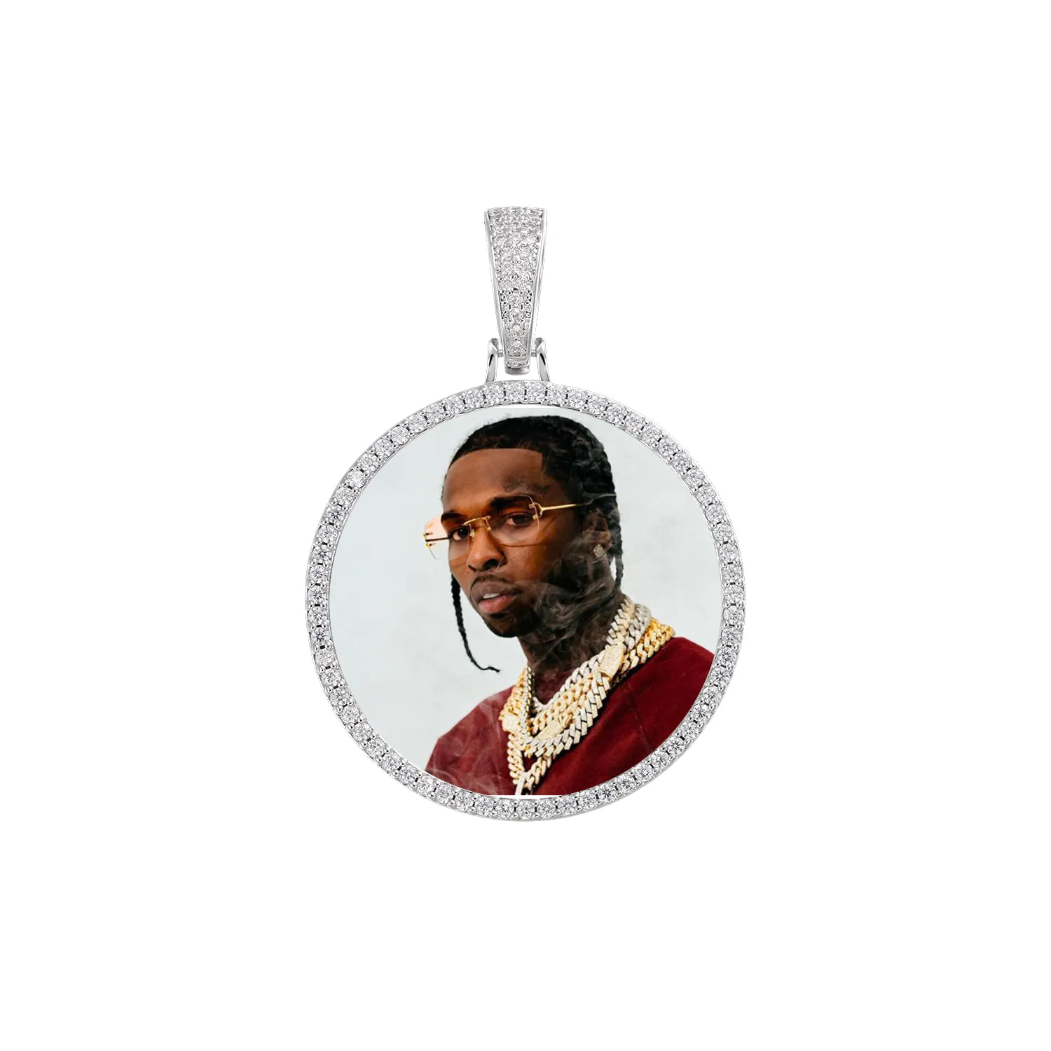 Custom Photo Pendent Necklace For Men