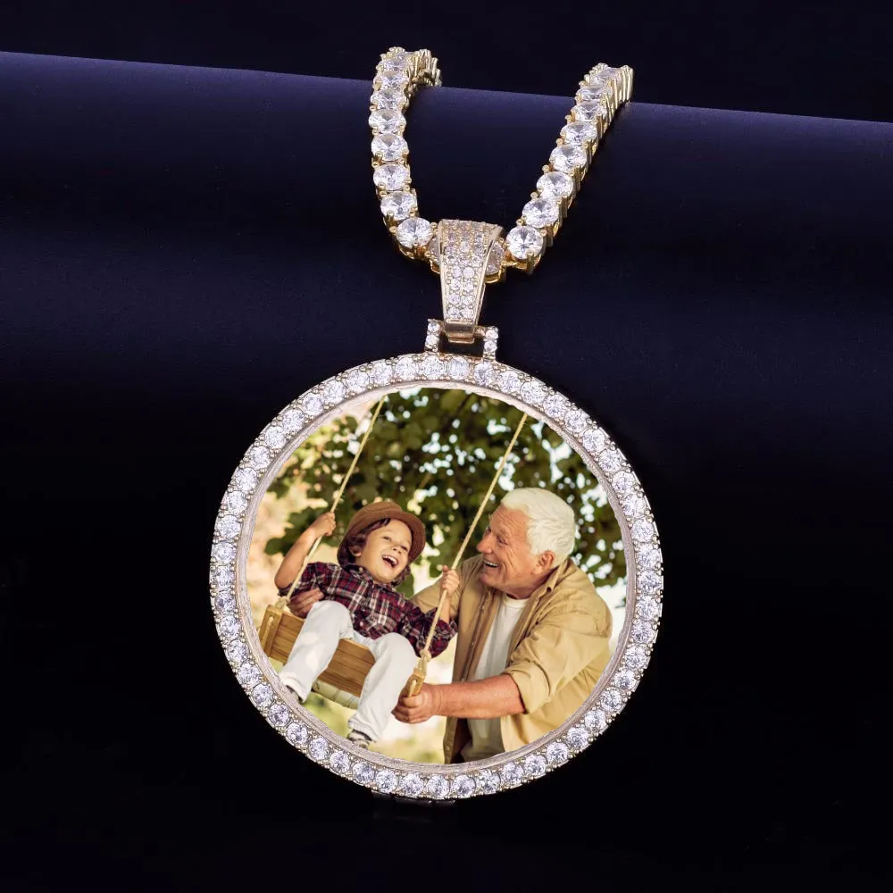 Custom Photo Pendent Necklace For Men