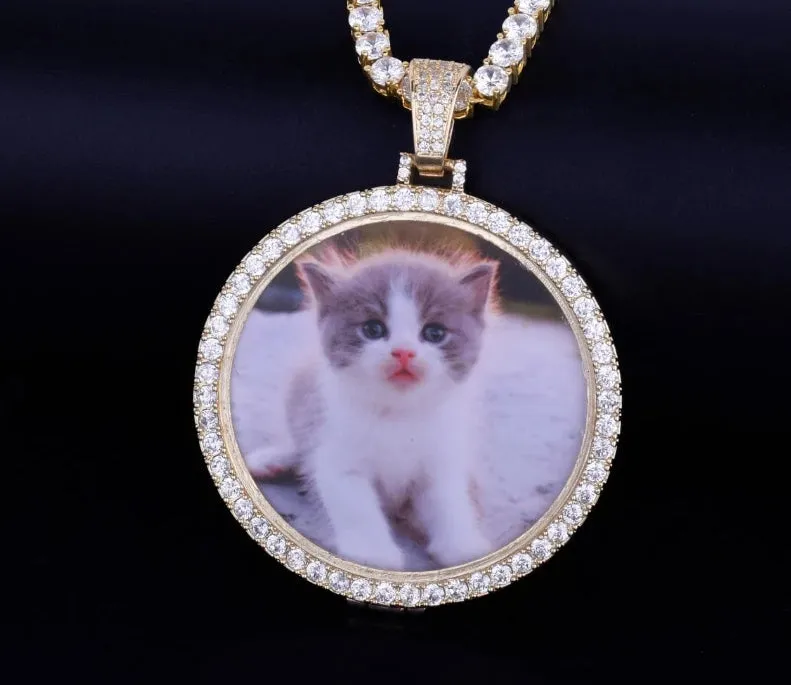 Custom Photo Pendent Necklace For Men