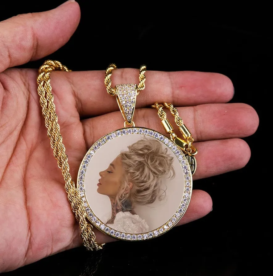 Custom Photo Pendent Necklace For Men