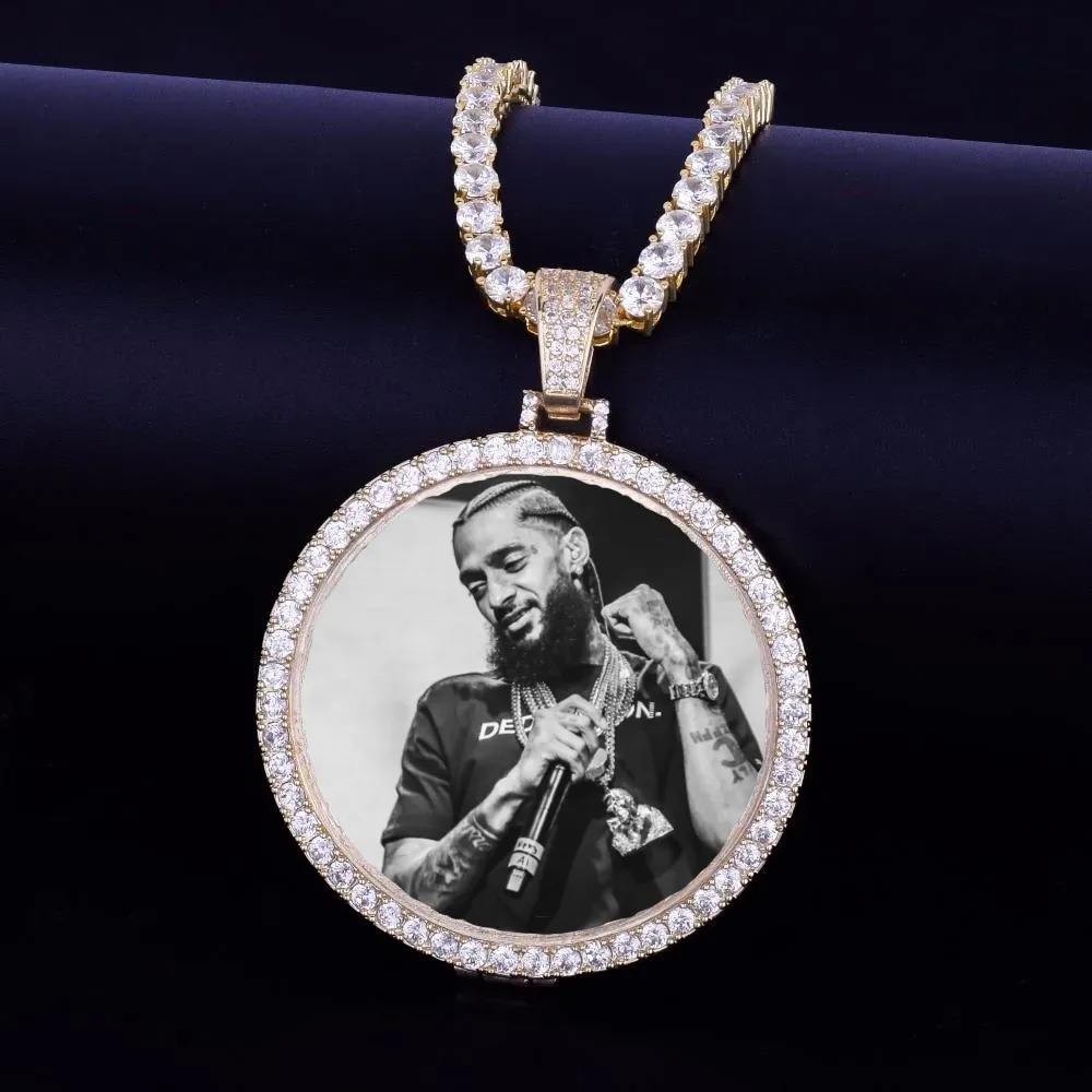 Custom Photo Pendent Necklace For Men