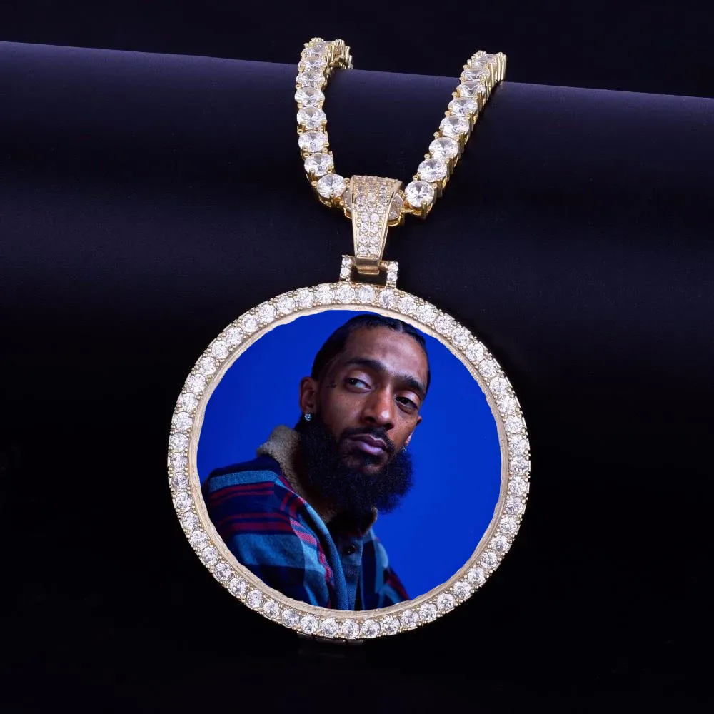 Custom Photo Pendent Necklace For Men