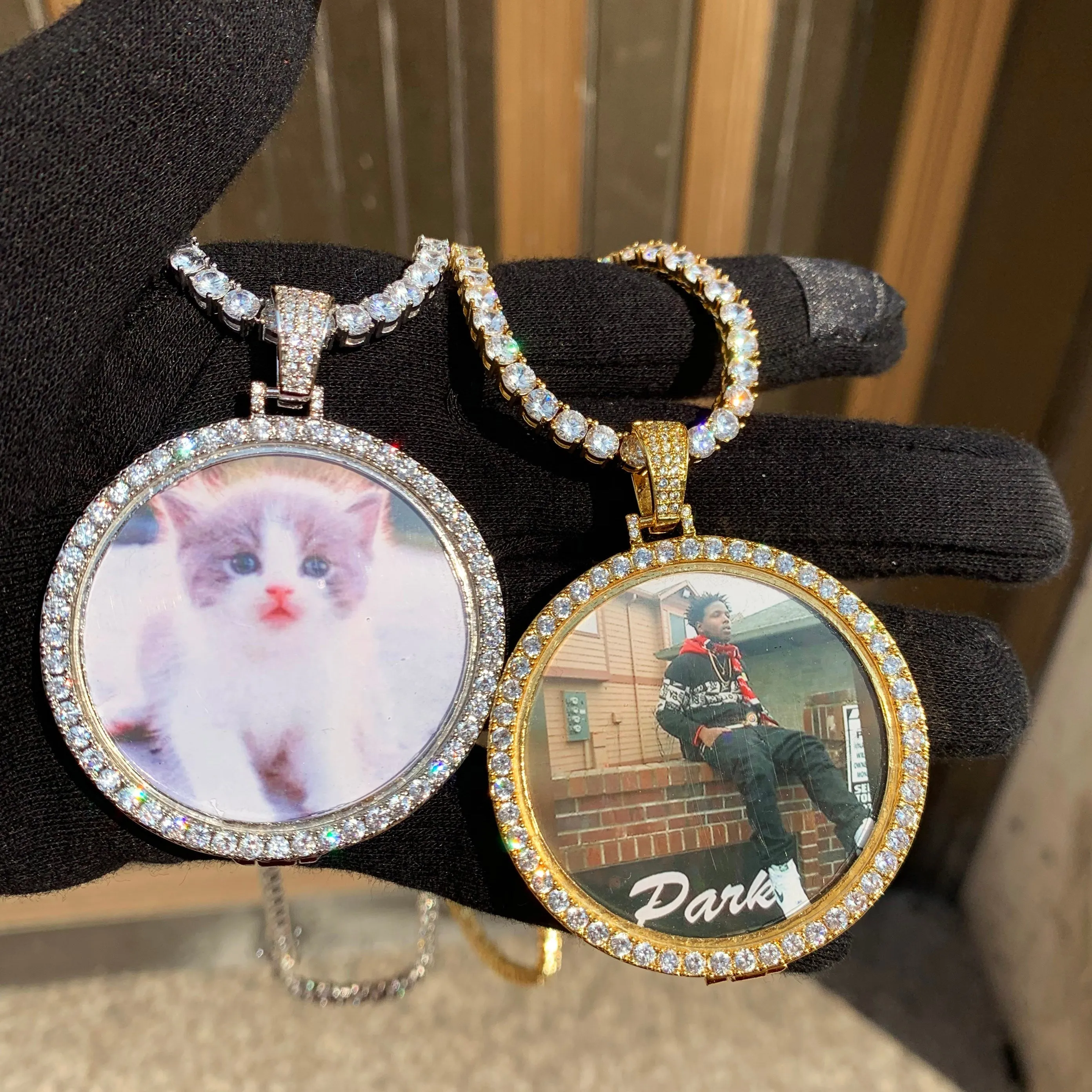 Custom Photo Pendent Necklace For Men