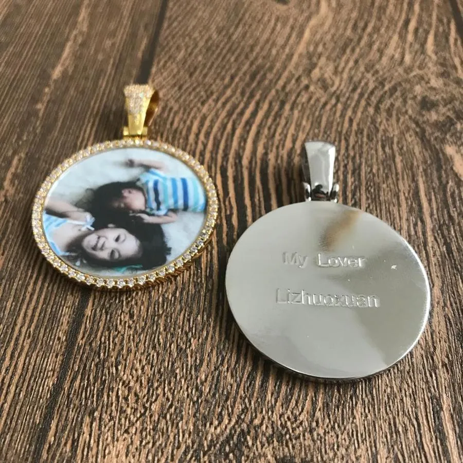 Custom Photo Pendent Necklace For Men