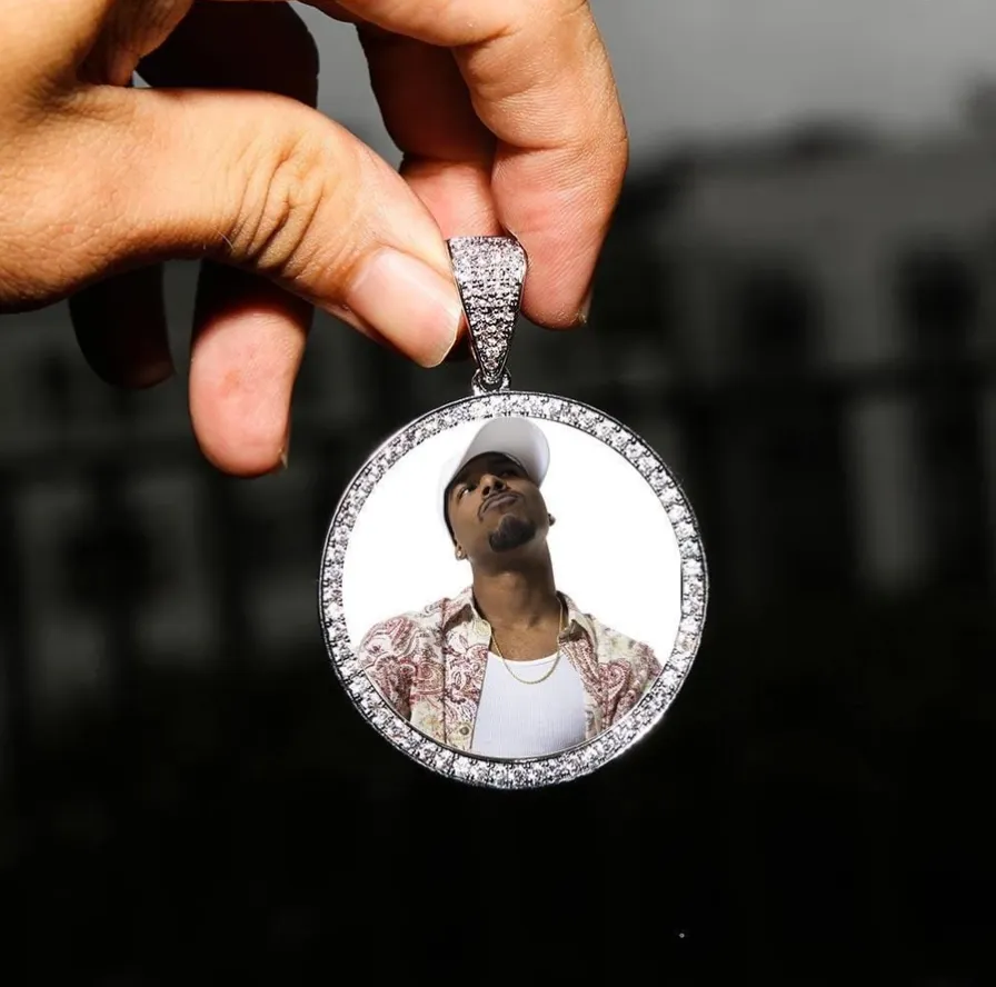 Custom Photo Pendent Necklace For Men