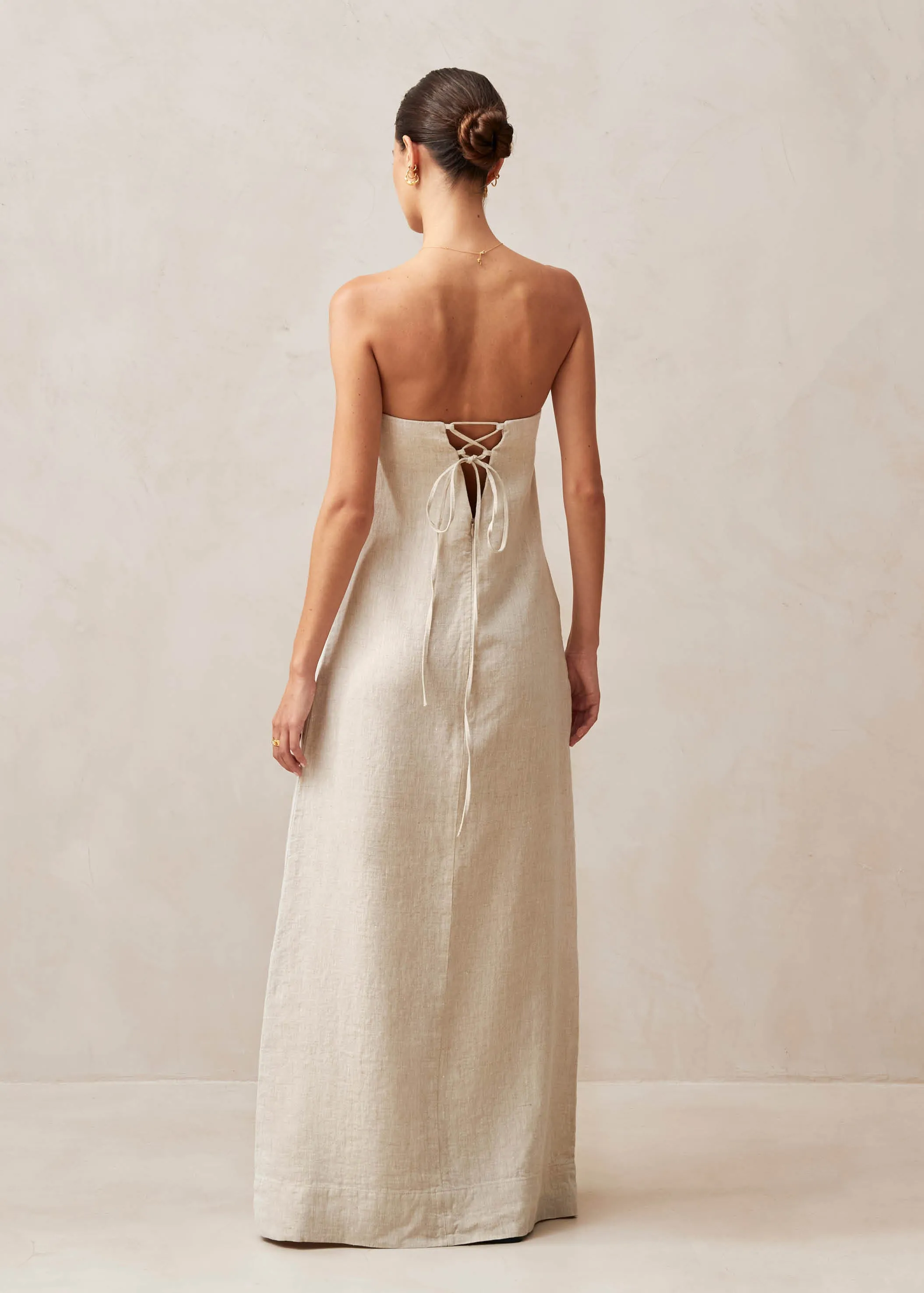 Dinka Natural Maxi Dress