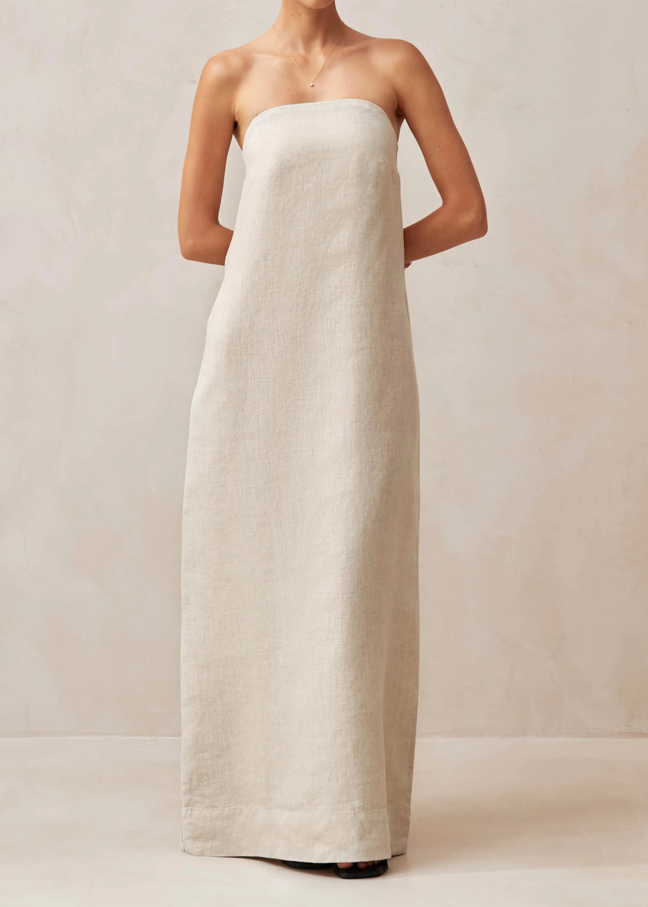 Dinka Natural Maxi Dress