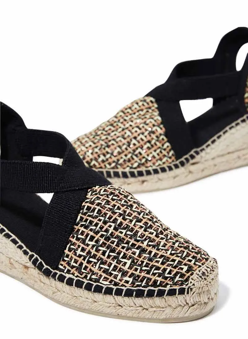 Embroidered Wedge Espadrille for Women - Terra-PA