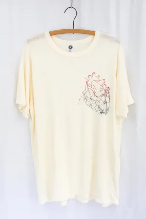 Garden Heart Tee- Natural