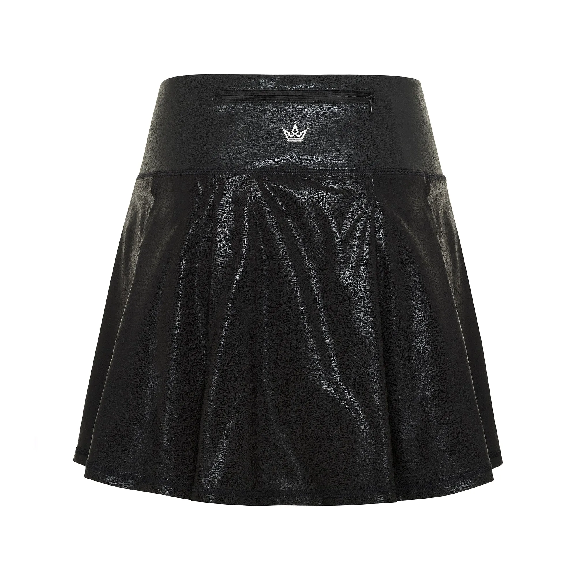 Glitter Black Athletic Skort