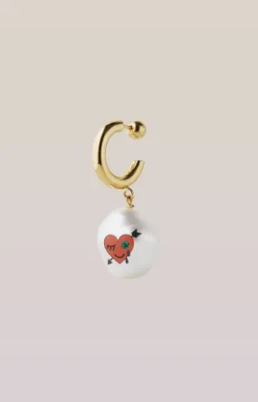 Heart Cotton Candy Earring