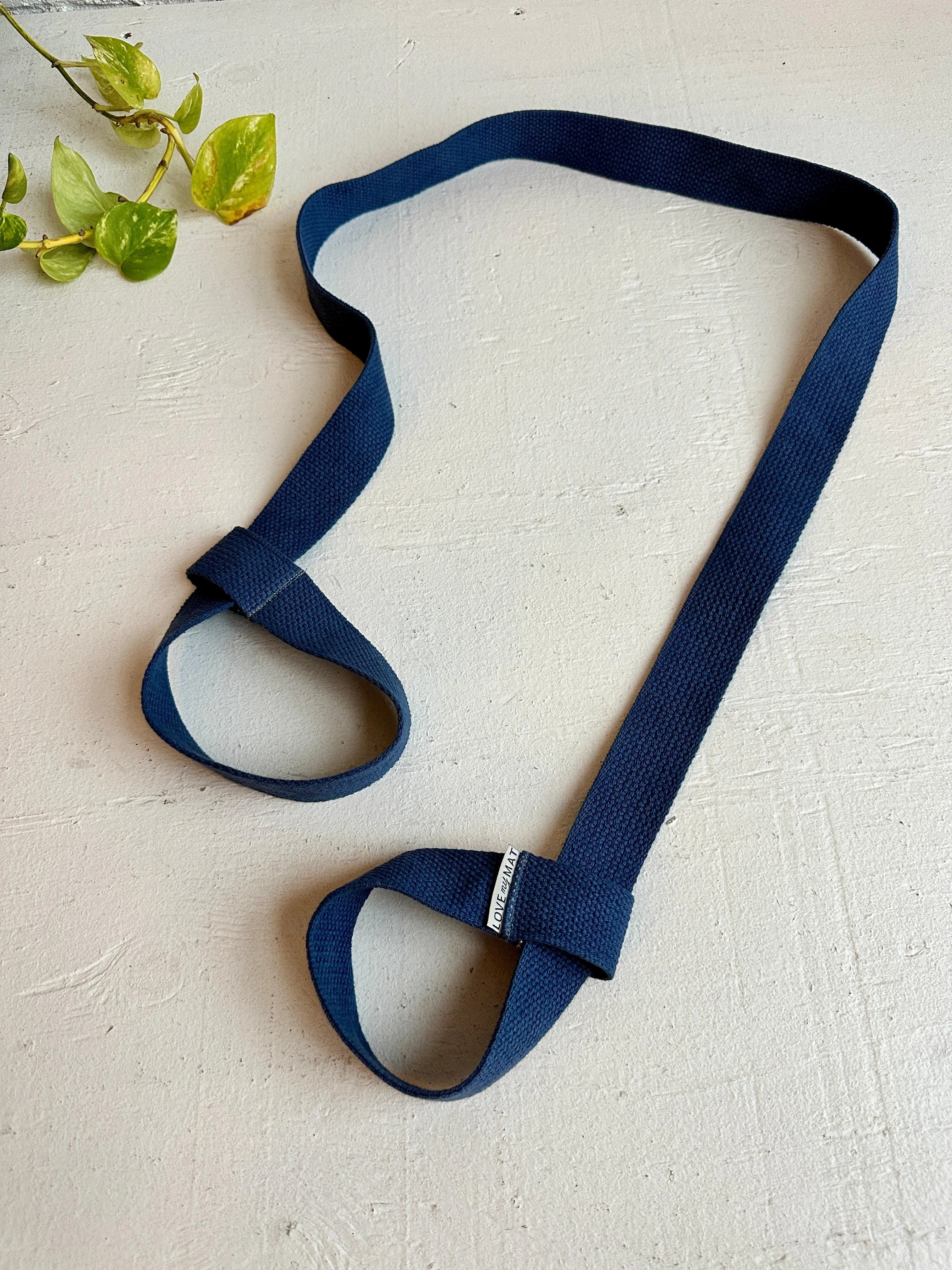 Indigo Cotton Mat Strap